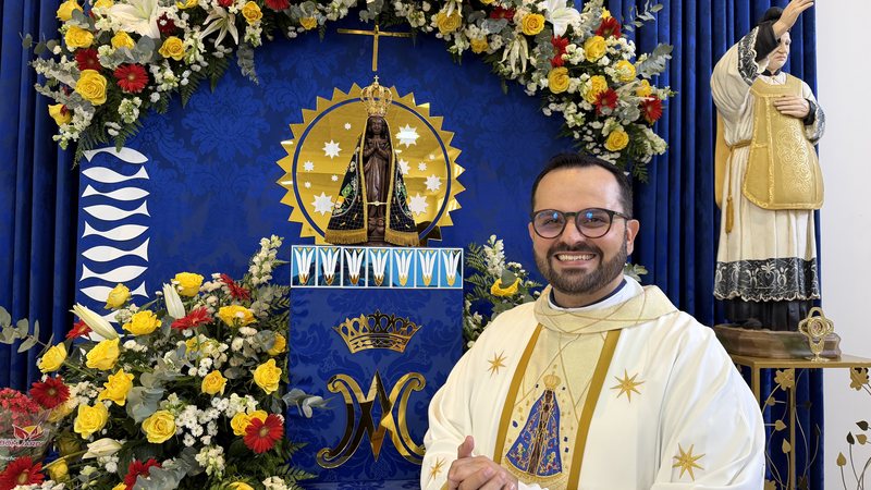 Imagem Padre Diego Fernando faz apelo emocionante aos brasileiros e destaca poder de Nossa Senhora Aparecida para restaurar vidas