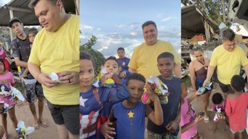 Imagem Thiago Michelasi emociona em ação de Páscoa do Beleza do Bem e leva esperança a crianças em Porto Ferreira
