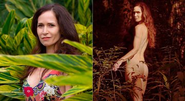 Ingra Lyberato posou nua em meio à natureza para comemorar seus 55 anos - Foto: Reprodução/ Instagram@ingralyberato