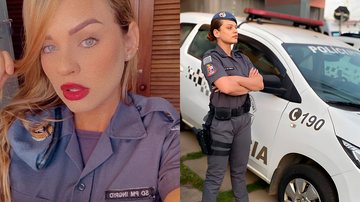 Ingrid Moura é PM no interior do Estado de São Paulo - Fotos: Divulgação