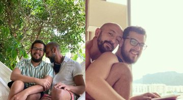 Irandhir e Roberto comemoram mais um ano juntos - Reprodução/Instagram