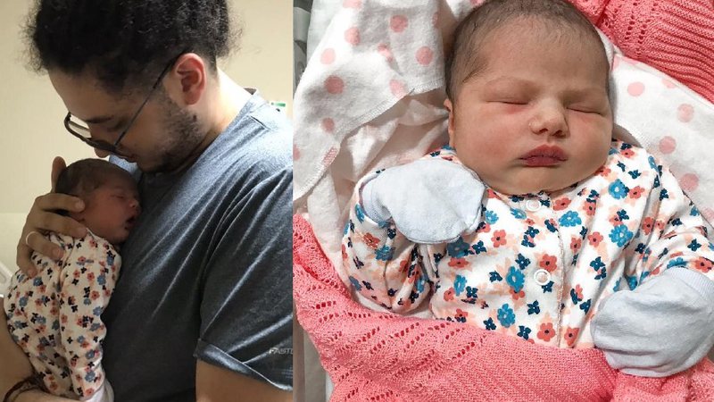 Pai de Chay e Henrique, Robertchay comemorou a chegada da neta, Elis - Reprodução/Instagram