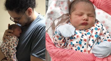 Pai de Chay e Henrique, Robertchay comemorou a chegada da neta, Elis - Reprodução/Instagram
