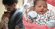 Pai de Chay e Henrique, Robertchay comemorou a chegada da neta, Elis - Reprodução/Instagram