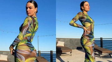 Isis Valverde posa com vestido transparente em Malibu - Foto: Reprodução / Instagram