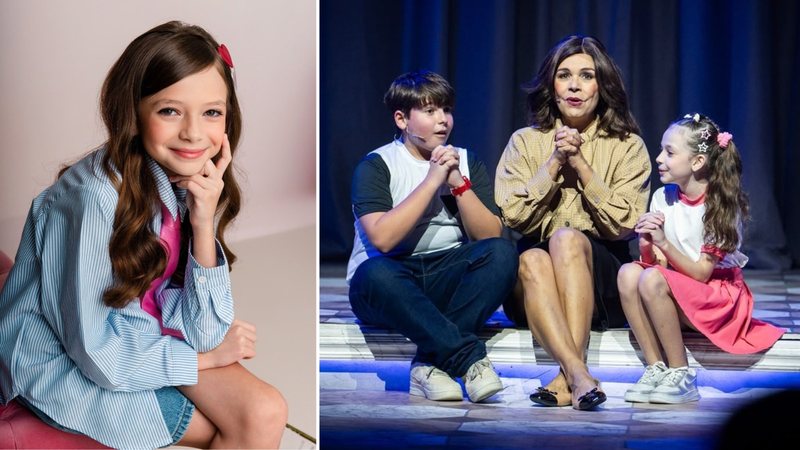 Atriz mirim Ivana Tkotz, de 10 anos, é destaque em projetos no teatro e no cinema - Fotos: Divulgação
