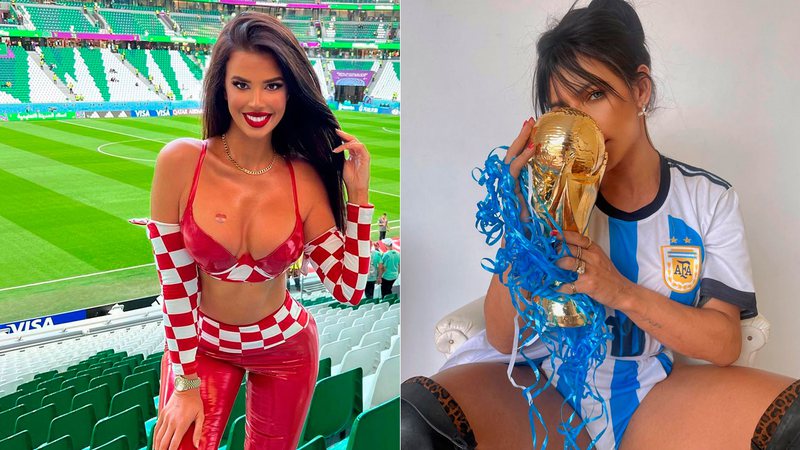 Ivana Knol e Suzy Cortez palpitam sobre o resultado do jogo nas redes sociais - Foto: Reprodução/ Instagram@knolldoll e @suzyacortez