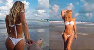 Jacky surgiu de biquíni e surpreendeu internautas com o corpo sinuoso - Reprodução/Instagram