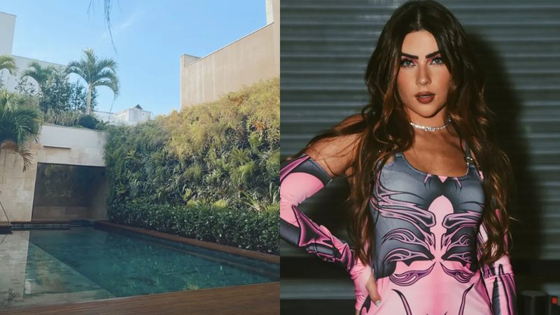 Jade Picon mostrou, no Instagram, a piscina de sua mansão - Foto: Reprodução / Instagram