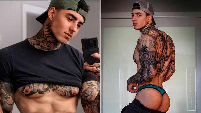Jake Andrich posou de calcinha e defendeu o uso de lingerie - Foto: Reprodução/ Instagram@jakeandrich