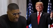 O ator Jamie Foxx e o ex-presidente dos Estados Unidos, Donald Trump - Foto: Reprodução / YouTube / Instagram