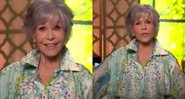 Jane Fonda durante o programa de Andy Cohen - Foto: Reprodução / YouTube