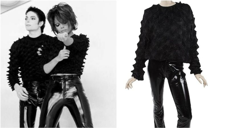 Janet Jackson leiloou roupa que usou em clipe com o irmão, Michael Jackson