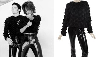 Janet Jackson leiloou roupa que usou em clipe com o irmão, Michael Jackson - Foto: Reprodução / YouTube / Julien's Auctions