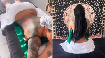 Jenny Miranda mostrou massagem energética no Instagram - Foto: Reprodução/ Instagram@jennybritomiranda