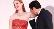 Jessica Chastain e Oscar Isaac no Festival de Veneza - Foto: Reprodução / Instagram @pipocasclub