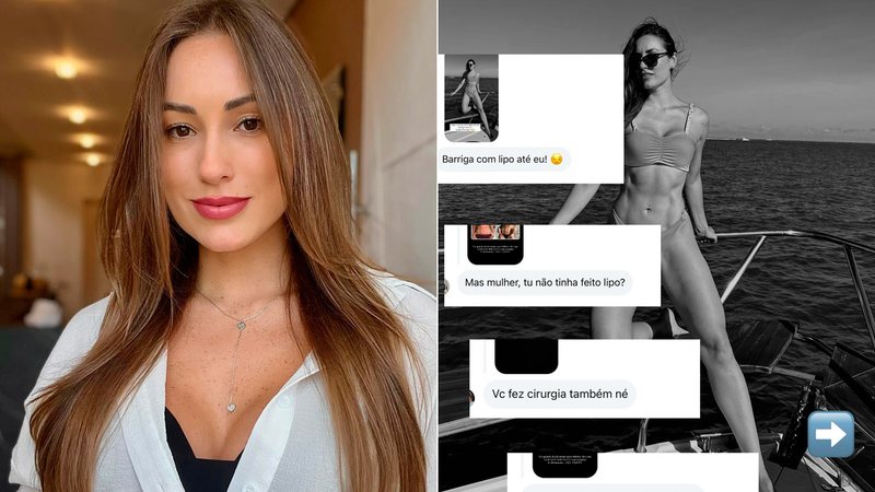 Jéssica Mueller recebeu críticas por corpo sarado e admitiu lipo de culote - Foto: Reprodução/ Instagram@eujessicamueller