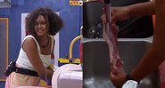 Sister não se acostumou com a variedade entre os alimentos e se atrapalhou na cozinha - Foto: Reprodução / TV Globo