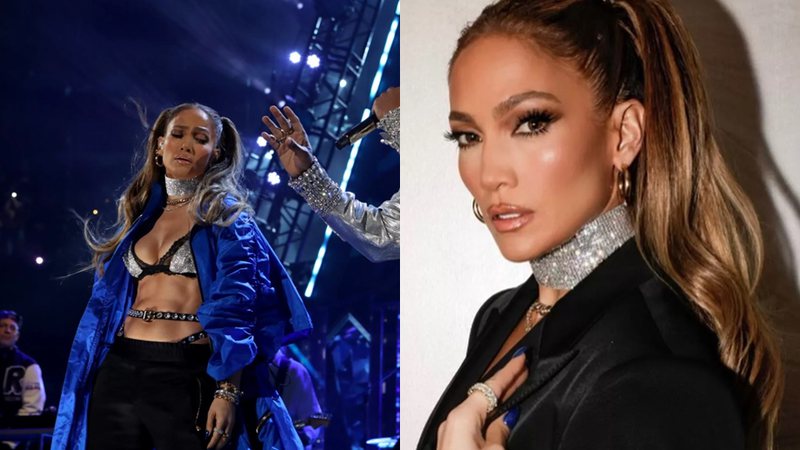 Jennifer Lopez exibe barriga definida em apresentação no Hall da Fama do Rock & Roll - Foto: Reprodução / YouTube / Instagram @jlo