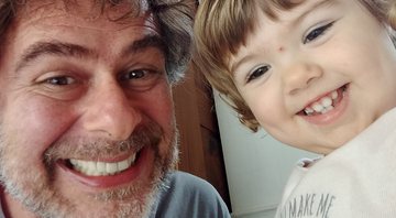 João Vitti e a neta, Maria Clara - Foto: Reprodução / Instagram