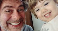 João Vitti e a neta, Maria Clara - Foto: Reprodução / Instagram