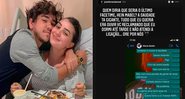 João Fernandes compartilhou troca de mensagens com Mabel Calzolari - Foto: Reprodução/ Instagram@joaofernandesreal
