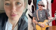 Amber Heard e Johnny Depp se casaram em 2015 - Foto: Reprodução / Instagram @amberheard @johnnydepp