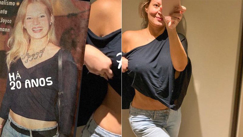 Joice Hasselmann postou foto usando calça de 20 anos atrás - Foto: Reprodução/ Instagram