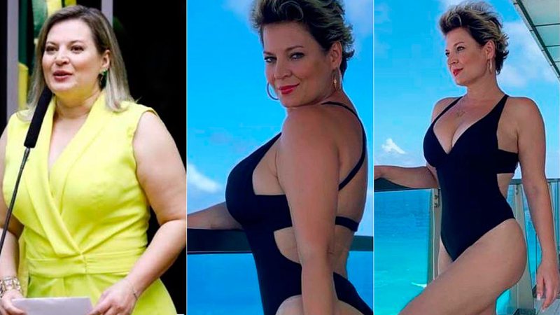 Joice Hasselmann mostrou antes e depois de eliminar 24 quilos - Foto: Reprodução/ Instagram@joicehasselmannoficial
