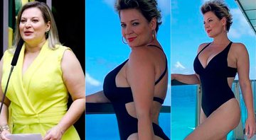 Joice Hasselmann mostrou antes e depois de eliminar 24 quilos - Foto: Reprodução/ Instagram@joicehasselmannoficial
