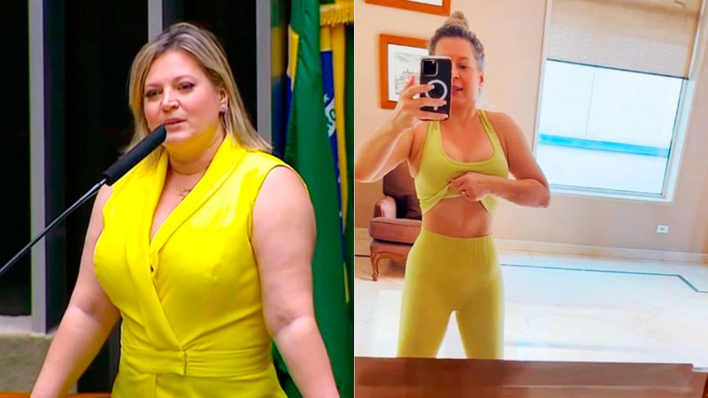 Joice Hasselmann compartilhou vídeo para provar que sua cintura é fina - Foto: Reprodução/ Instagram@bemestarcomjoice