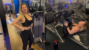 Joice Hasselmann mostrou vídeo de treino pesado na academia