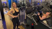 Joice Hasselmann mostrou vídeo de treino pesado na academia