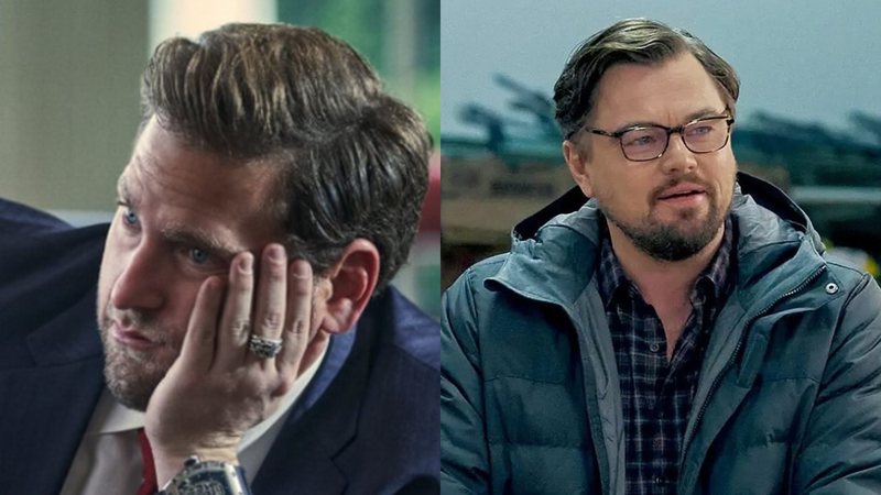Jonah Hill e Leonardo DiCaprio em "Não Olhe Para Cima" - Foto: Reprodução / Netflix