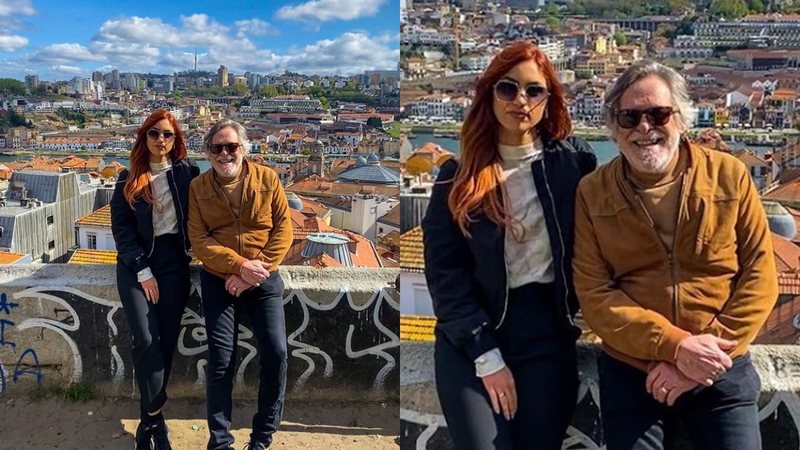 José de Abreu e Carol Junger estão morando em Lisboa, onde ator participa de série de emissora local - Foto: Reprodução / Instagram