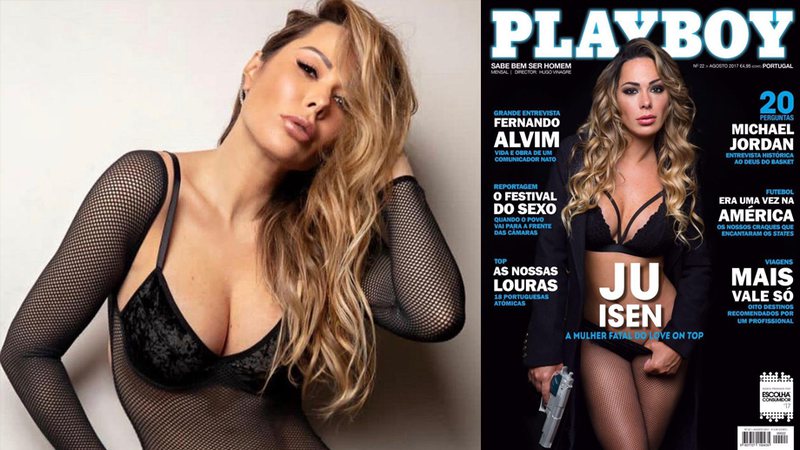 Ju Isen foi capa da Playboy em 2017 - Reprodução/CO Assessoria, Playboy