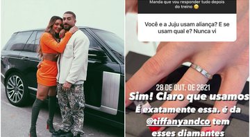 Juju Salimeni e Diogo Basaglia usam peça da Tiffany & Co - Foto: Reprodução / Instagram