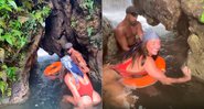 Juju Salimeni passou perrengue em cachoeira por não saber nadar - Foto: Reprodução/ Instagram@jujusalimeni