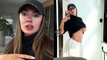 Juju Salimeni mostrou barriga inchada antes de procedimento para coleta de óvulos