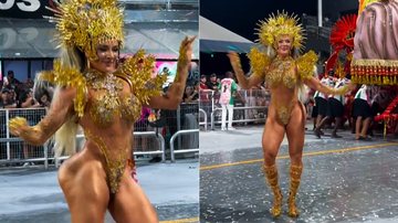 Juju Salimeni viralizou nas redes sociais com vídeo do Desfile das Campeãs