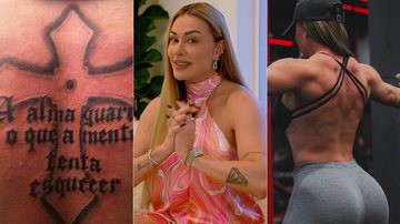 Juju Salimeni mostrou resultado de remoção de tatuagem nas costas