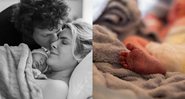 Julia Faria, Augusto Cavanha e a filha do casal, Cora - Foto: Reprodução / Instagram @hannarocha @juliafaria