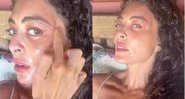 Juliana Paes mostra rosto inchado após picada de inseto - Foto: Reprodução / Instagram @julianapaes