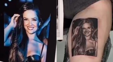 Fã homenageou Juliette Freire com tatuagem no braço - Foto: Reprodução/ Instagram@juliettedebochada