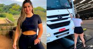 Juli Figueiró é caminhoneira e criadora de conteúdo para o OnlyFans - Foto: Reprodução/ Instagram@julifigueiro