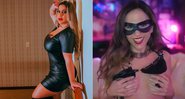 Juli Figueiró aprovou Tatá Werneck como stripper na novela “Terra e Paixão” - Foto: Eduardo Graboski / Divulgação e Reprodução/ TV Globo