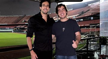 Julinho Casares ao lado de João Guilherme, filho de Faustão - Foto: Reprodução / Instagram@julinhocasares