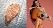 Kacey Musgraves e sua vesícula - Reprodução/Twitter@KaceyMusgraves