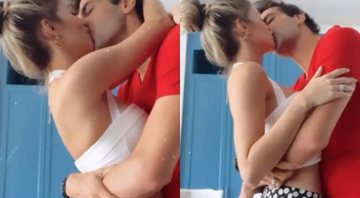 Kaká e Carol Dias postam vídeo se beijando - Foto: Reprodução / Instagram @diasleite