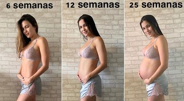 Kamilla Salgado mostrou evolução da barriga na web - Foto: Reprodução/ Instagram